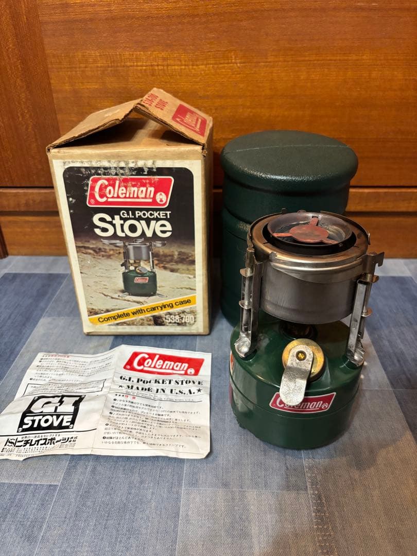 N3535 希少　Coleman Pocket Stove 538-700