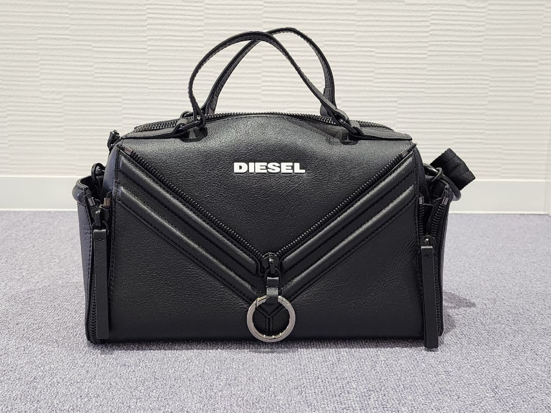 【美品】DIESELディーゼル 2way ショルダーバッグ ユニセックス