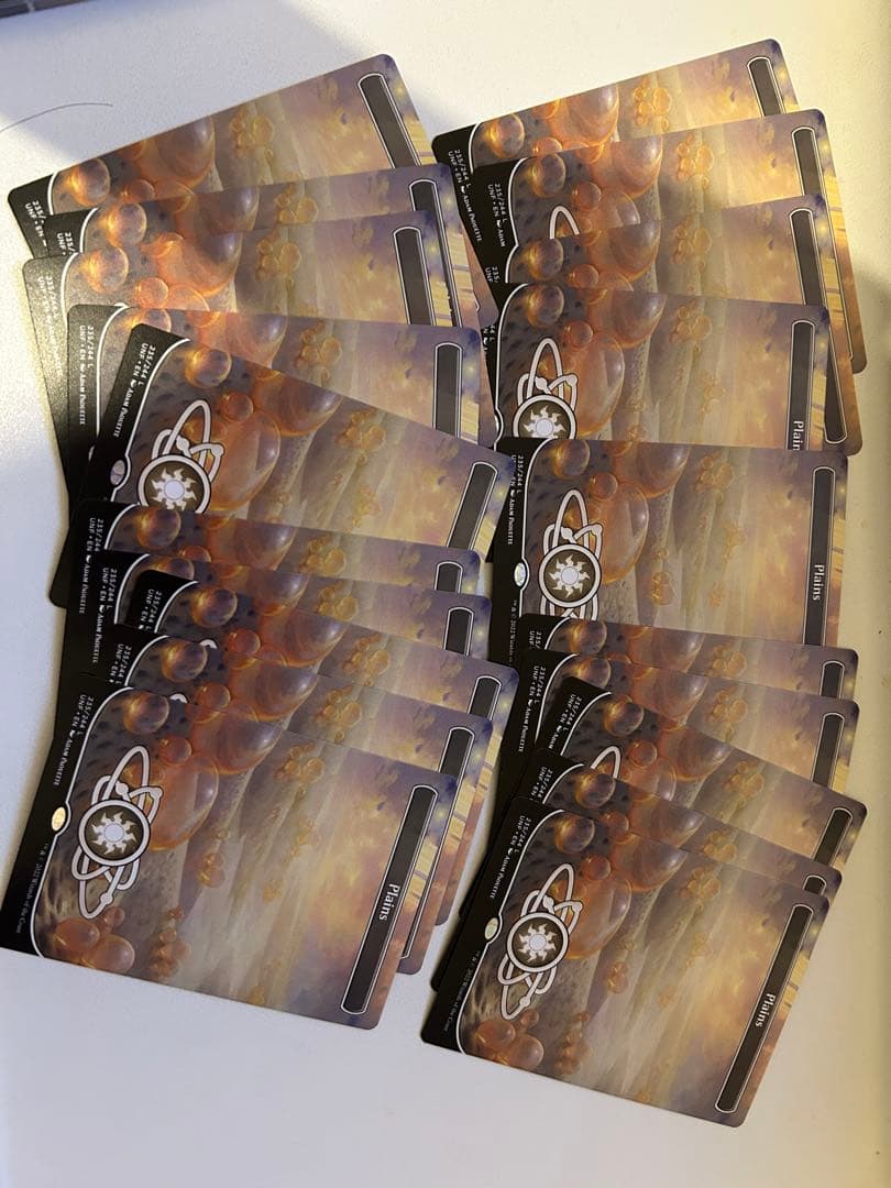 MTG「unfinity」基本土地100枚セット　バラ可　アンフィニティ