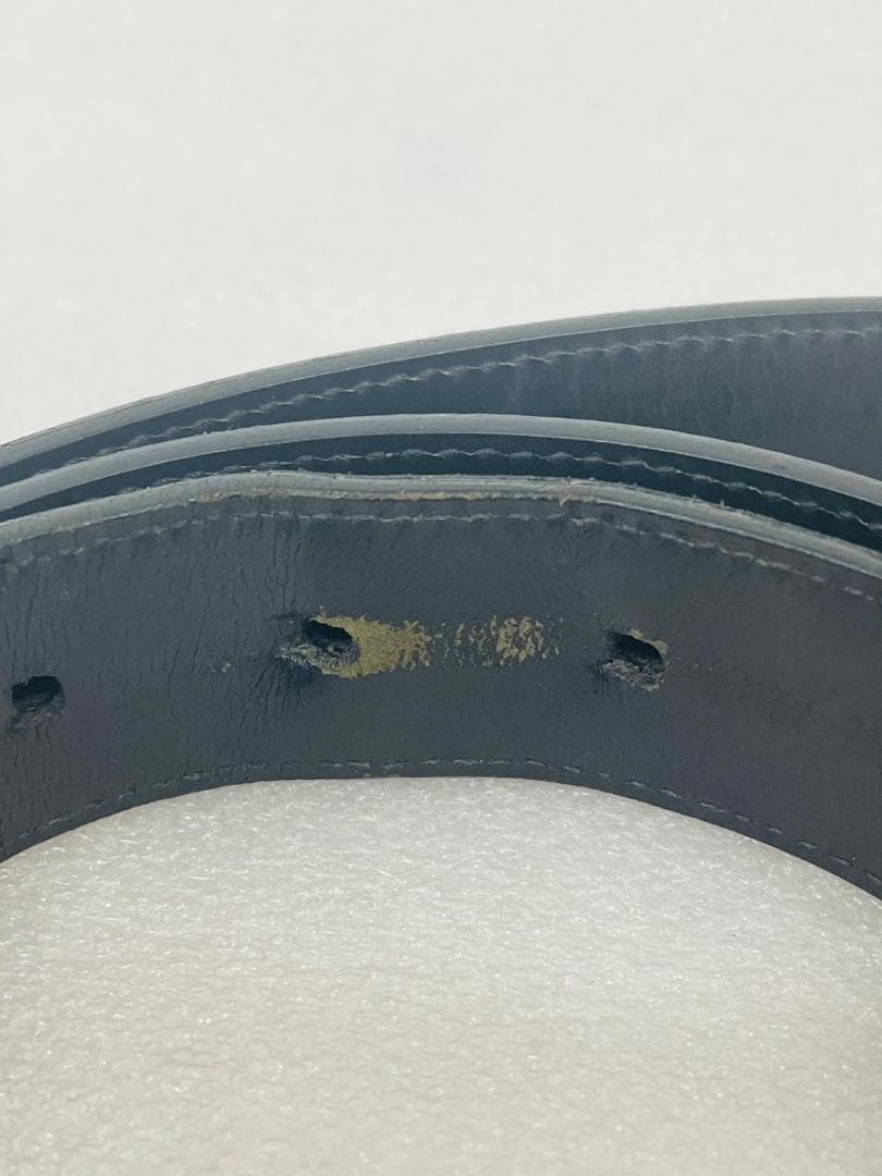 ★☆良品★☆BVLGARI　ブルガリ　レザーベルト　ブラック　黒