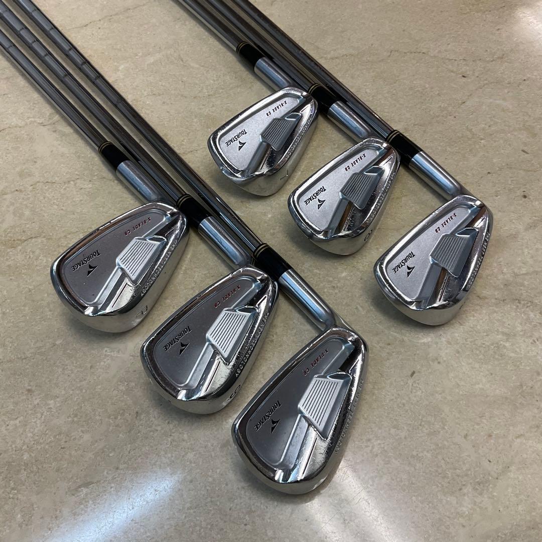 ツアーステージ XブレードCB アイアン6本　レフティ