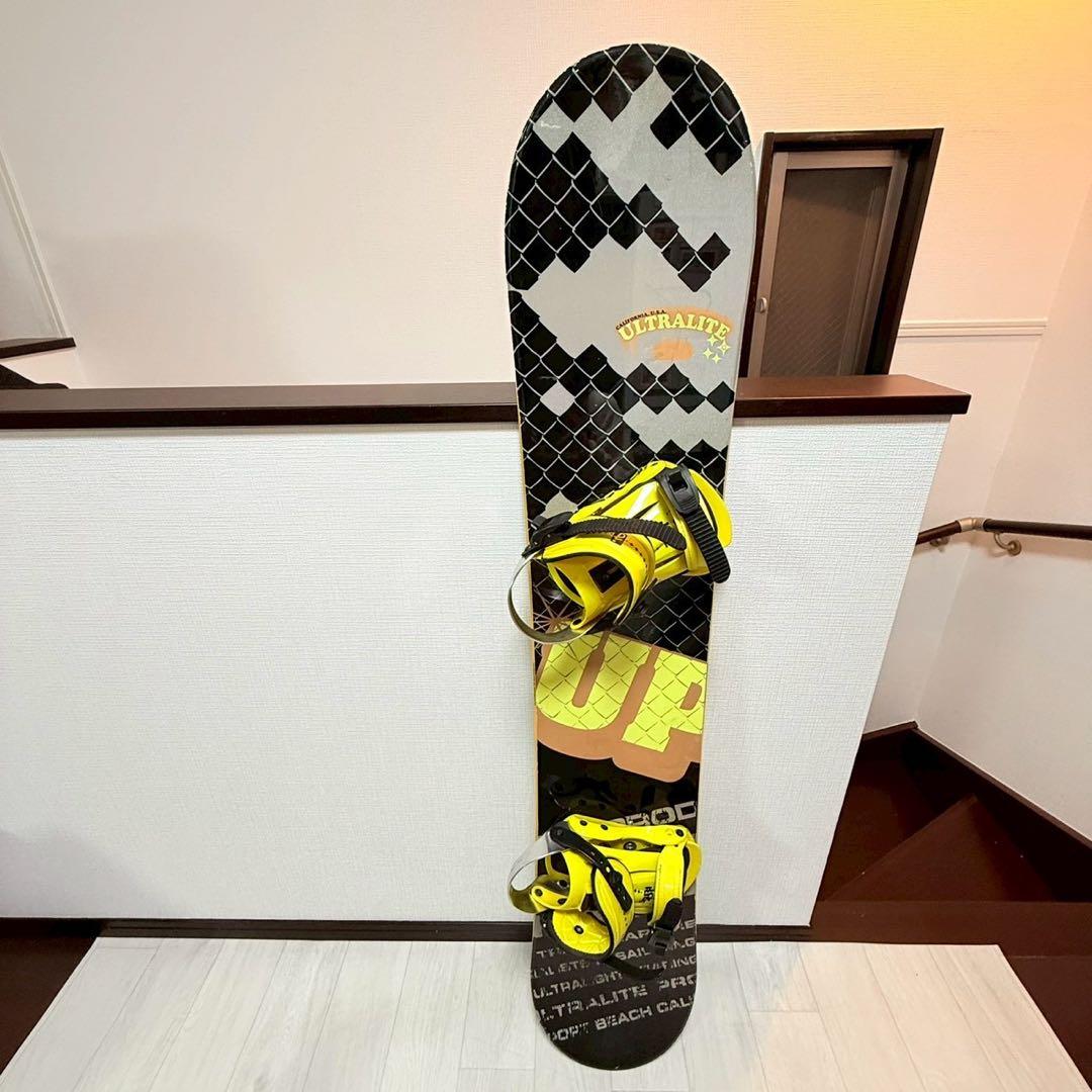 145cm スノーボード＋ビンディングXLセット ULTRALITE