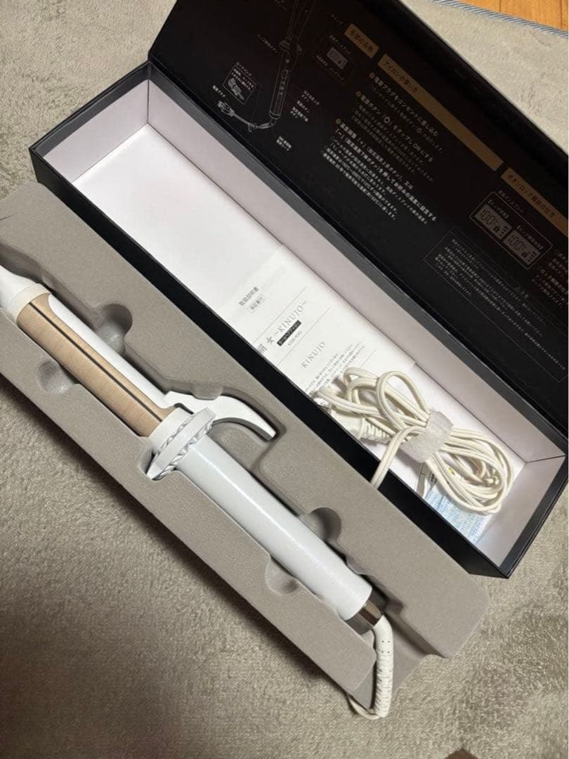 絹女　コテ　28mm KC028 ヘアアイロン　カールヘアアイロン　KINUJO