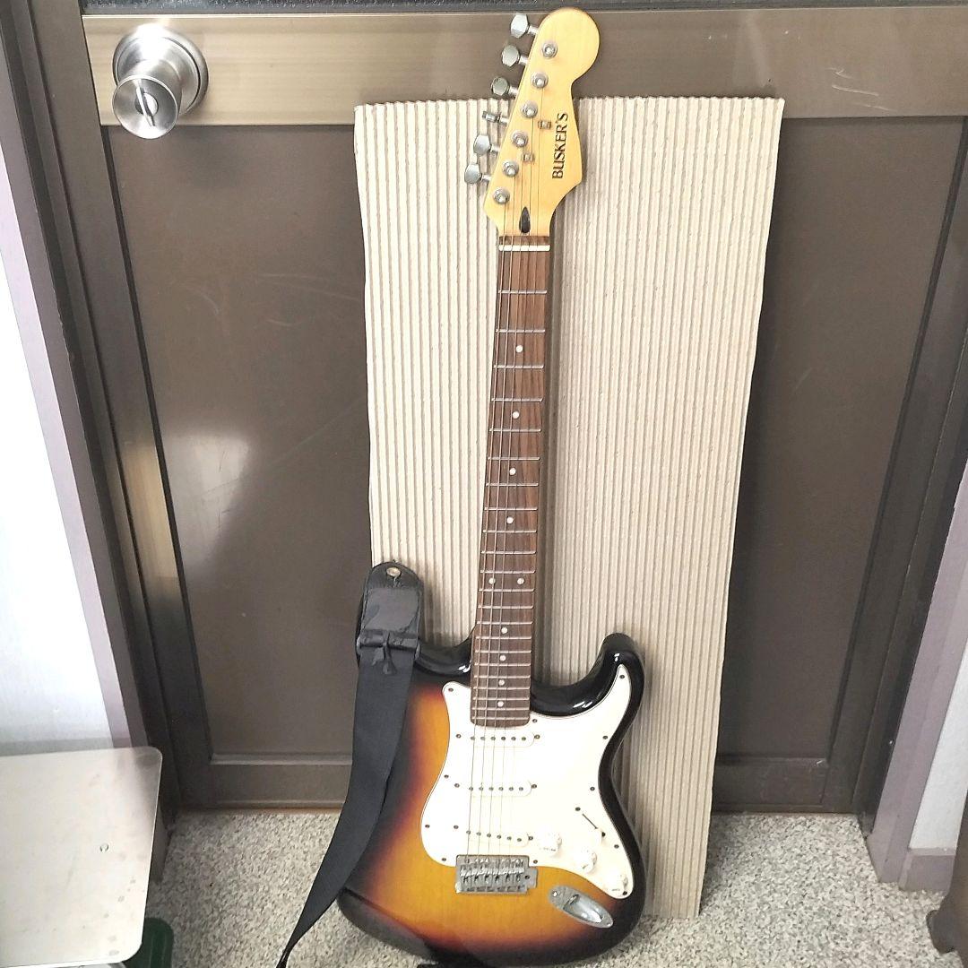 BUSKER'S エレキギター 動作未確認 サンバーストカラー