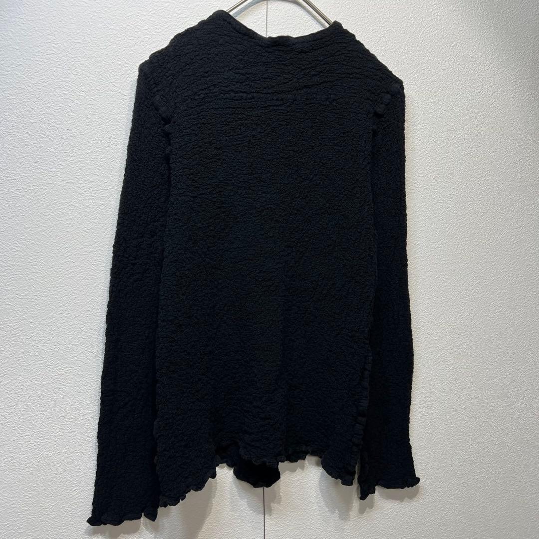 希少 美品 ミー イッセイミヤケ プリーツ カリフラワー デザイン カーディガン