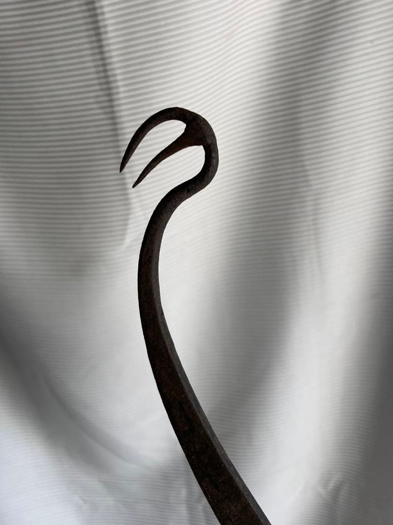 古物　うなぎ掻き　古民具　鉄