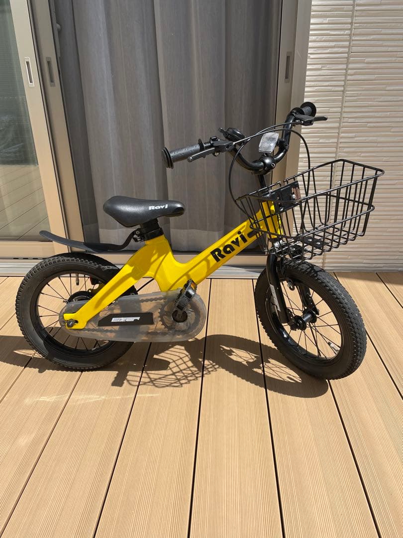 RAVI 子供自転車　14インチ　イエロー