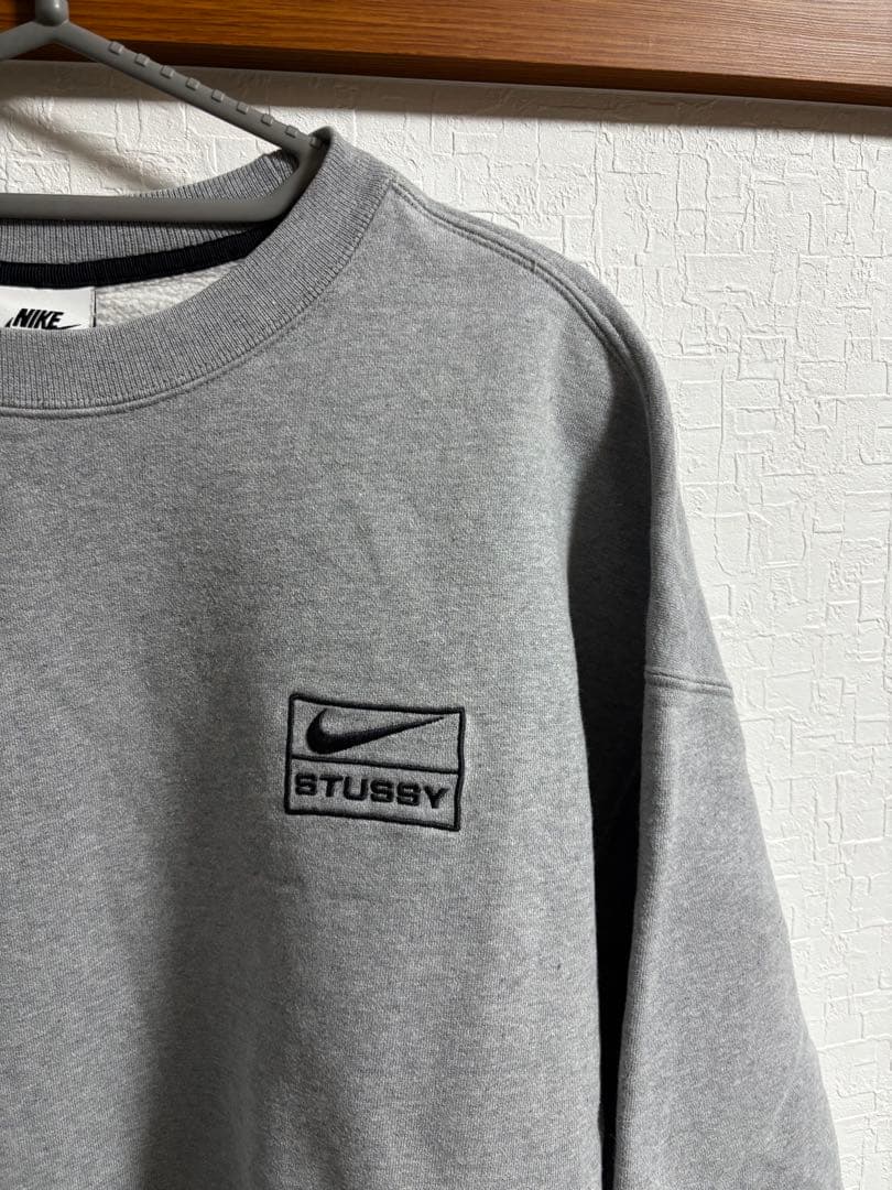 Nike Stussy コラボ スウェット Lサイズ グレー