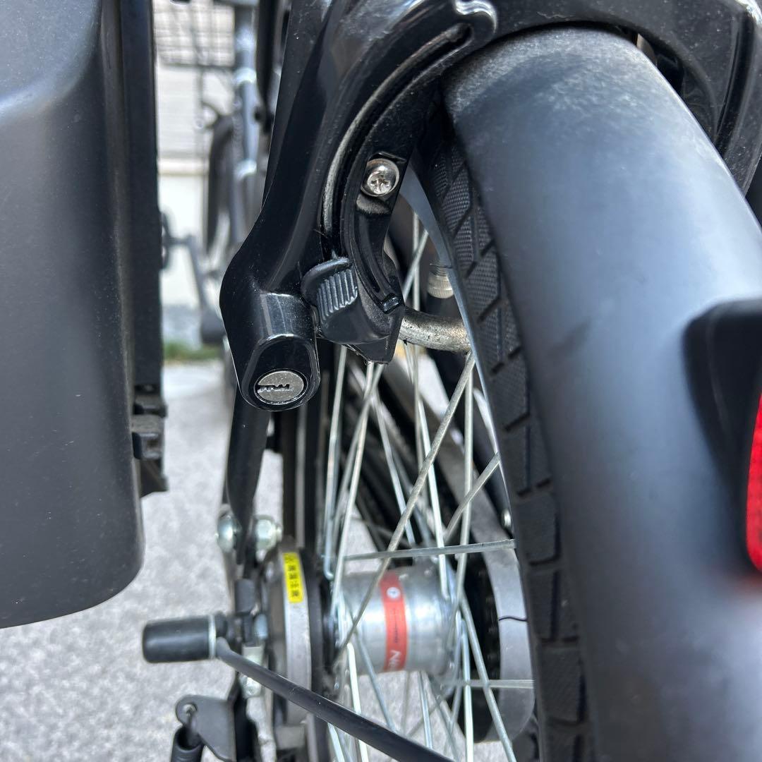 【美品】非電動チャイルドシート付き自転車　ハーフカバー付き