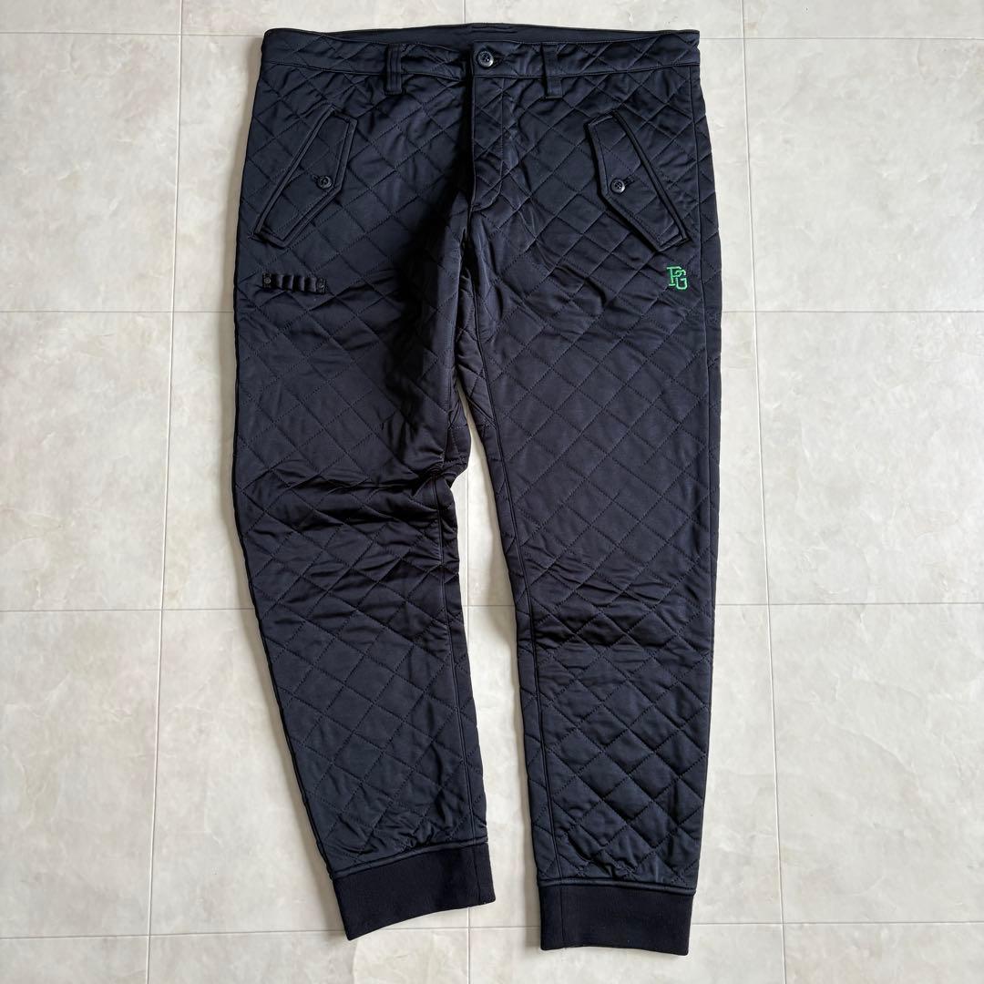 パーリーゲイツ 中綿キルティング防寒ジョガーパンツ ロゴ刺繍 冬ゴルフ 濃紺 6