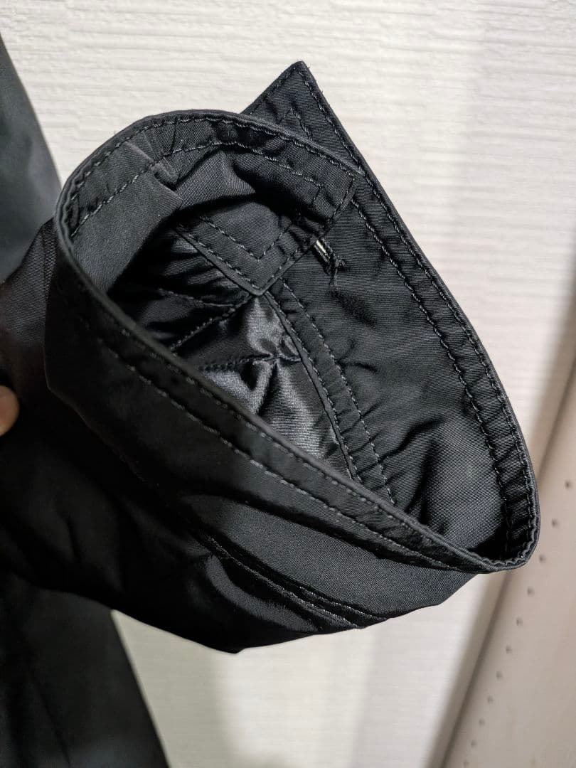 【美品】バーバリー　ブラックレーベルブラックファー付きモッズコート