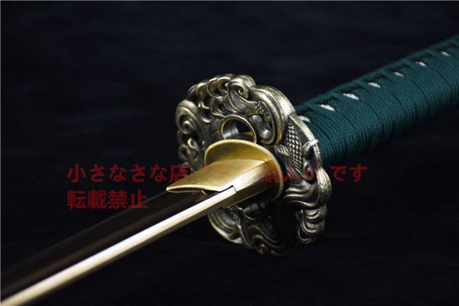 青玉の侍 武具　刀装具　日本刀　模造刀   居合刀