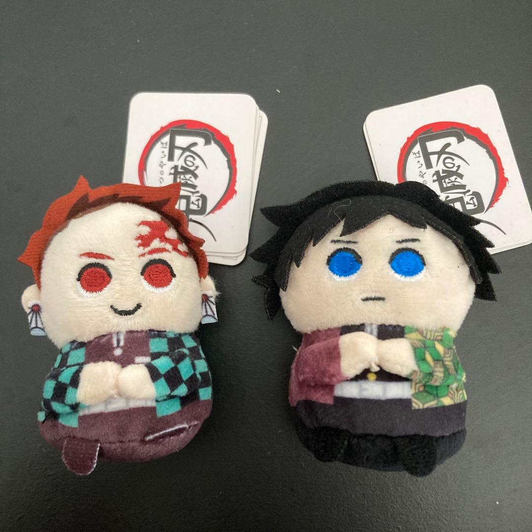 鬼滅の刃　みにみにふれんず　タグ付き　美品　炭治郎　富岡義勇　煉獄杏寿郎