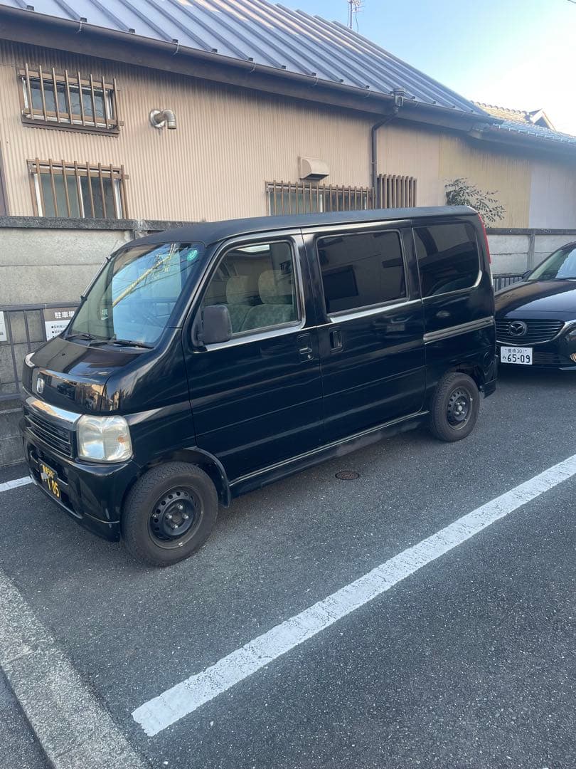 ホンダ バモス　黒 軽バン 2003年式