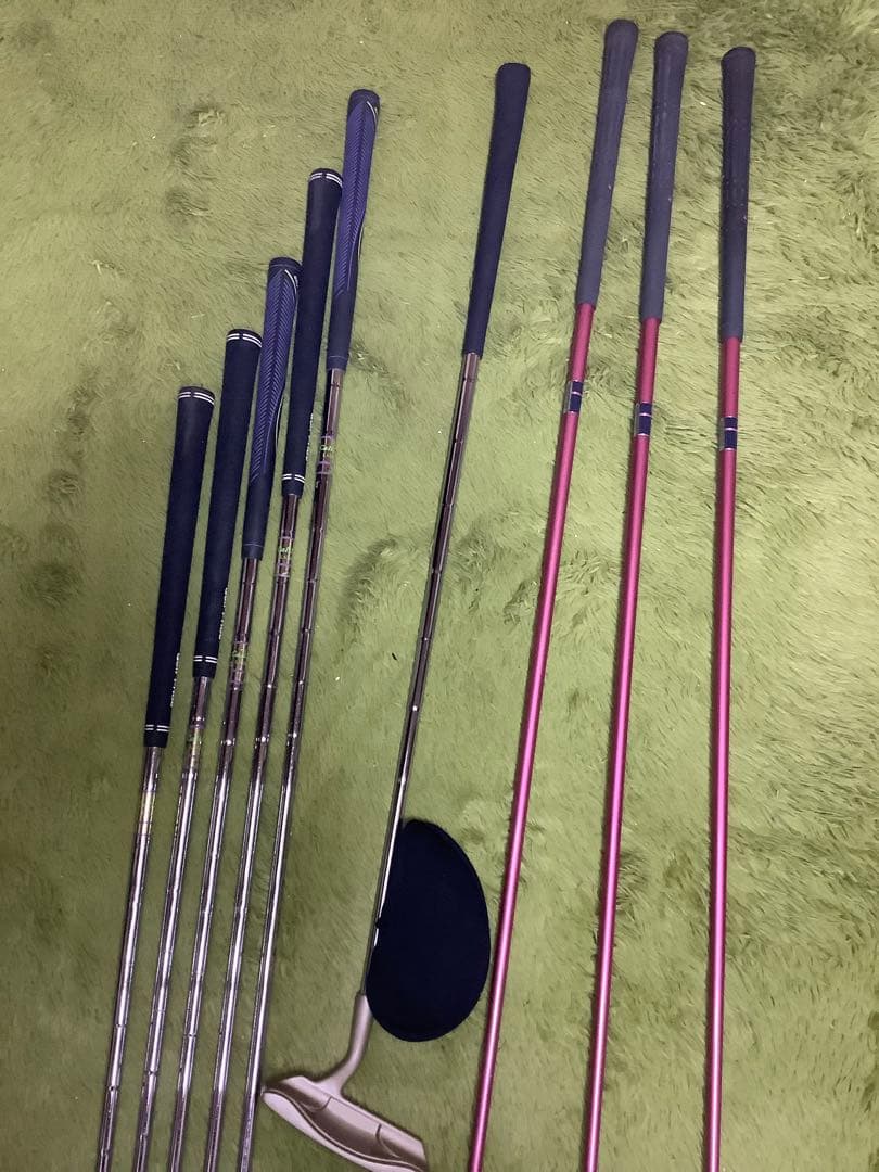レディース　ゴルフクラブハーフセット　9本セット　キャディバッグ付