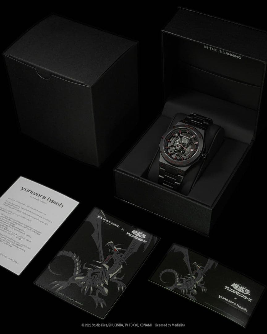 真紅眼の黒竜（レッドアイズ・ブラックドラゴン）機械式腕時計