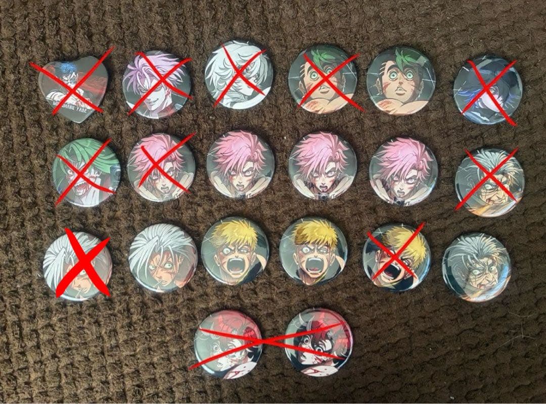 ヒューマンバグ大学 ランダム缶バッジ 天城戦争