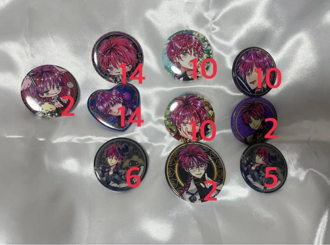 悪魔執事と黒い猫 ラトバッカ 缶バッジセット