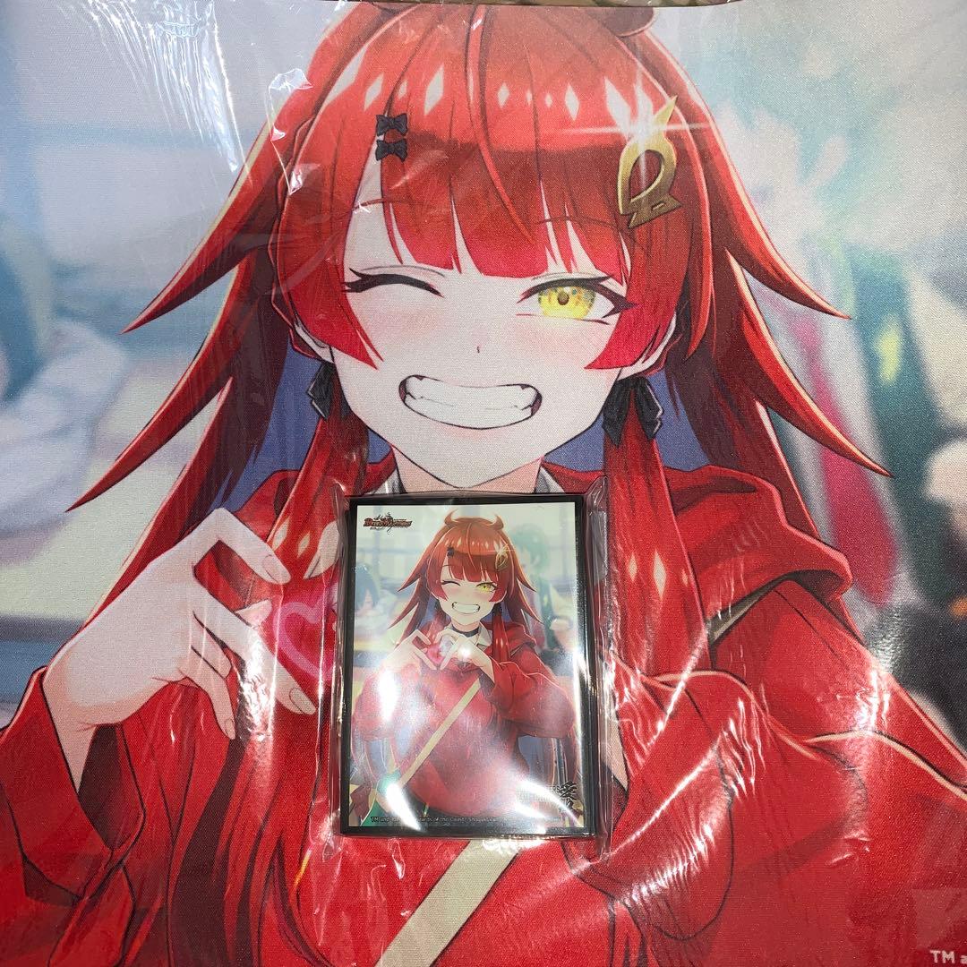 デュエマ　真久間メガ　プレイマット　スリーブ