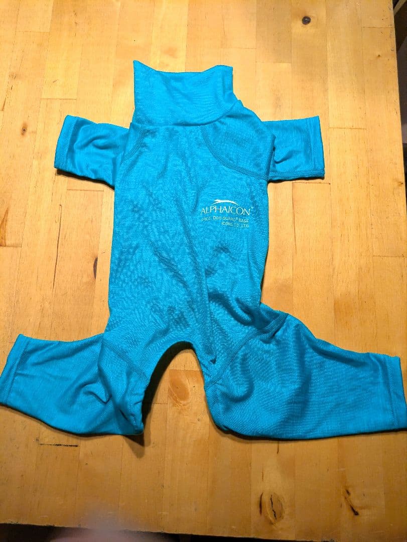 ALPHAICON 犬服 ドッグガードベース　ターコイズ MＬサイズ　試着のみ