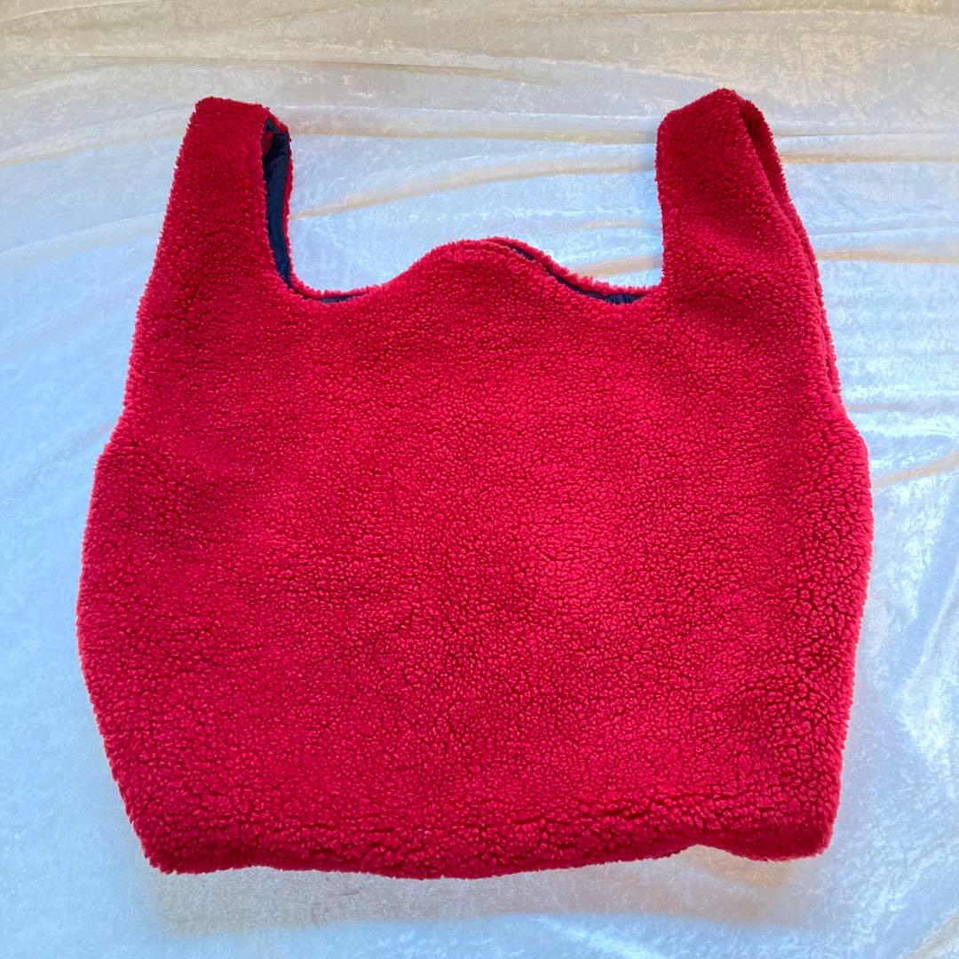 MM6 エムエムシックス　ボア　バッグ　レッド　トート