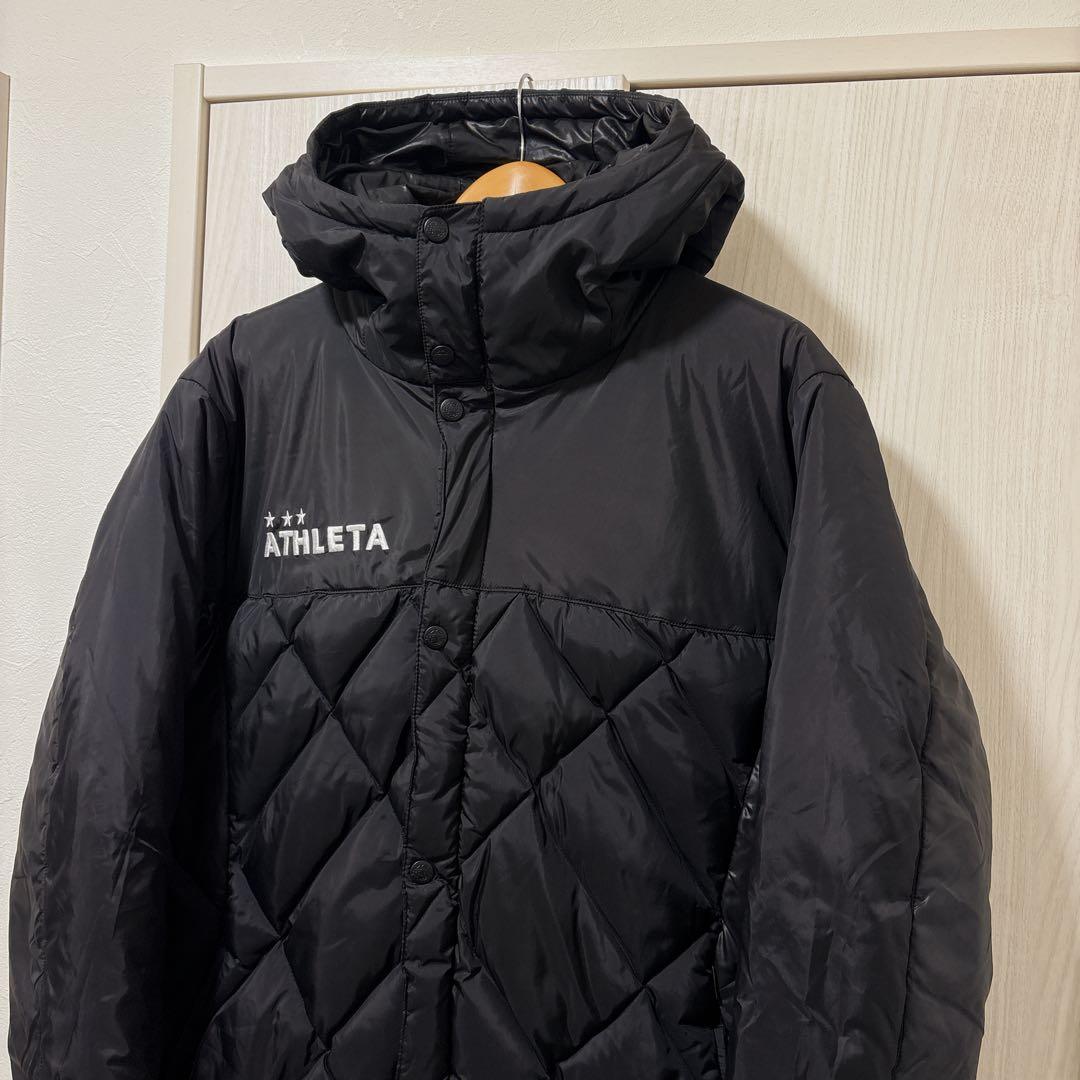 美品　ATHLETA ベンチコート　ナイロンパーカー　ナイロンジャケット　中綿入