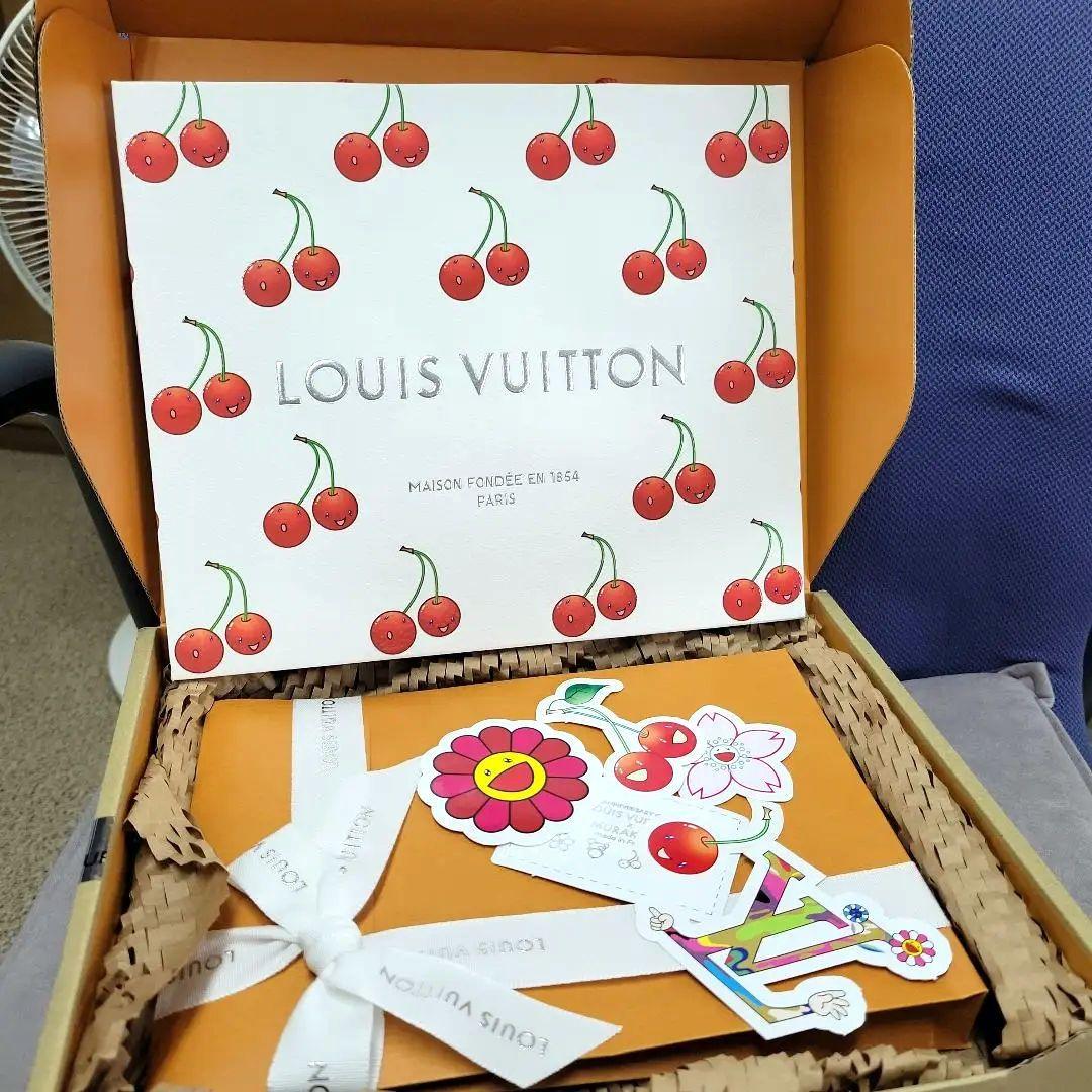 ルイヴィトン×村上隆 コラボ ノートブック チェリー　限定ショッパー シール付