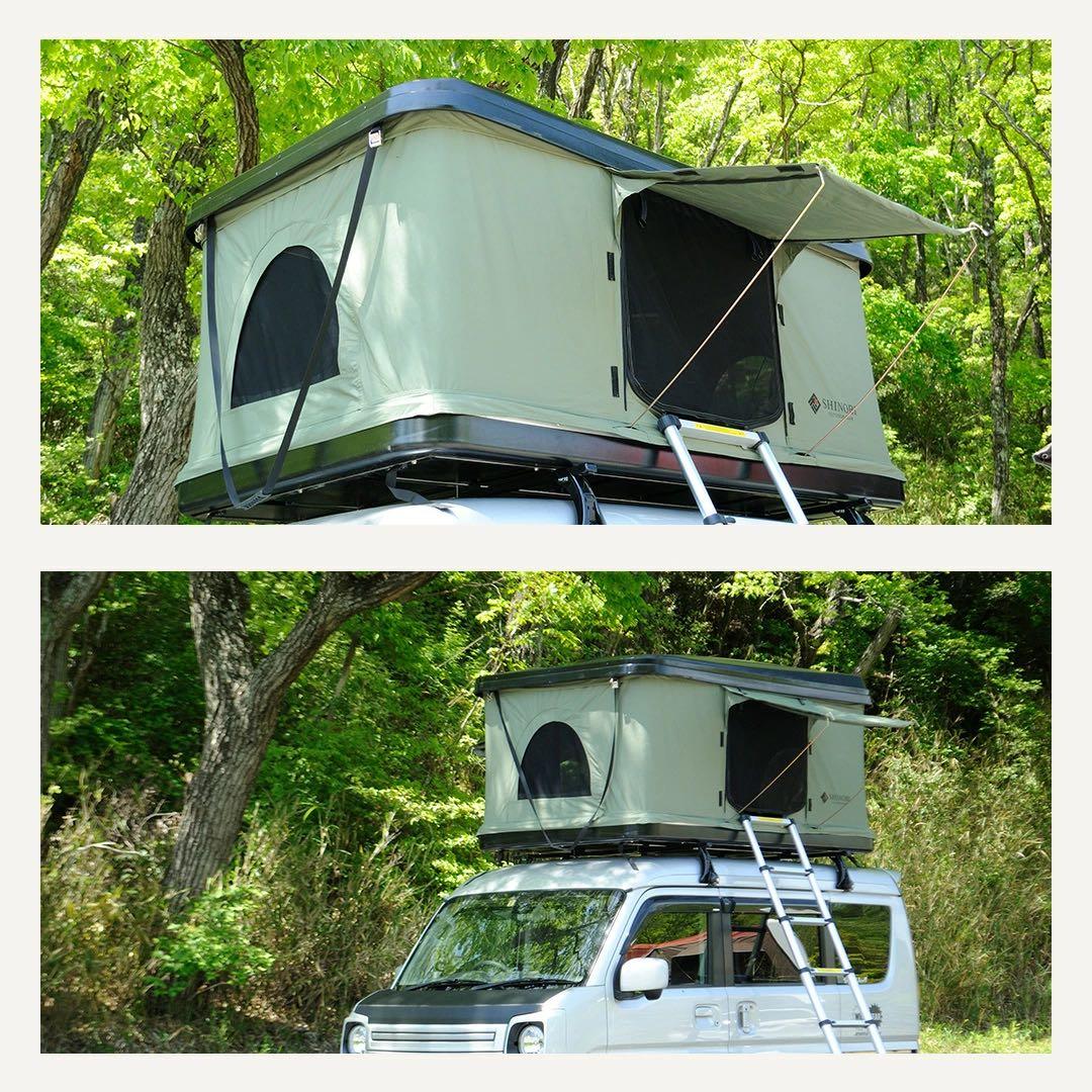 新品未使用品 SHINOBI ルーフテント ハシゴ付 タワー型 テント キャンプ