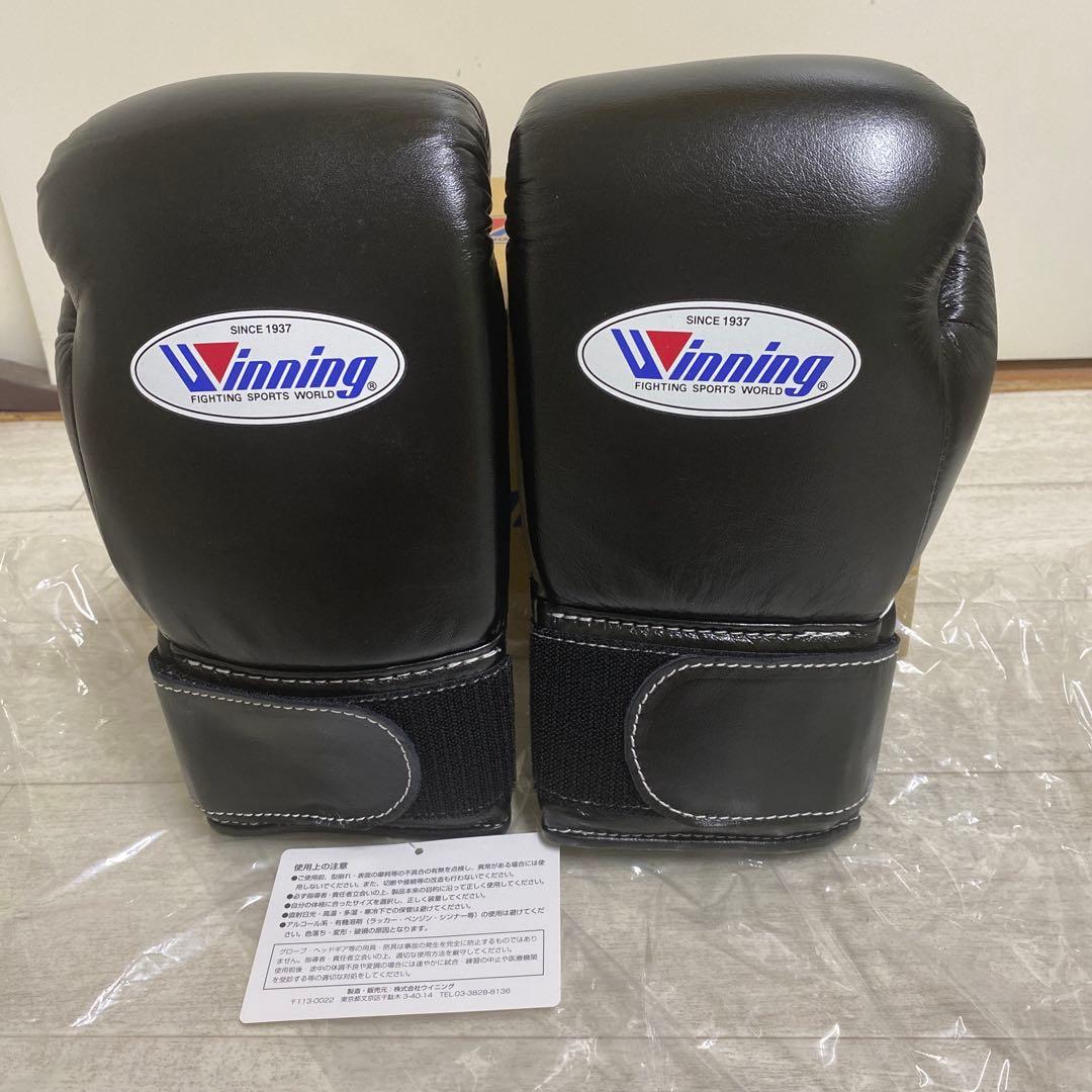 s*3様 新品未使用Winning ボクシンググローブ 8 oz ブラック即日発