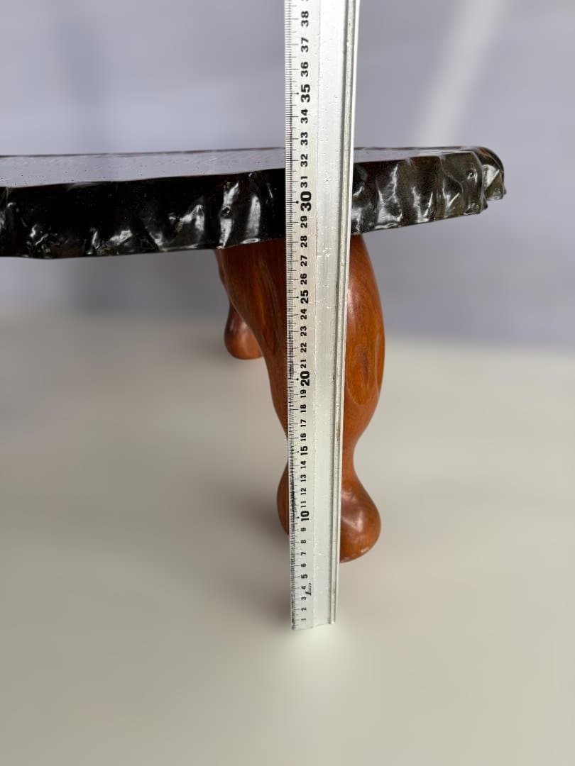 花梨　 一枚板 座卓 唐木系 無垢 天然木　ローテーブル　和家具 01d145