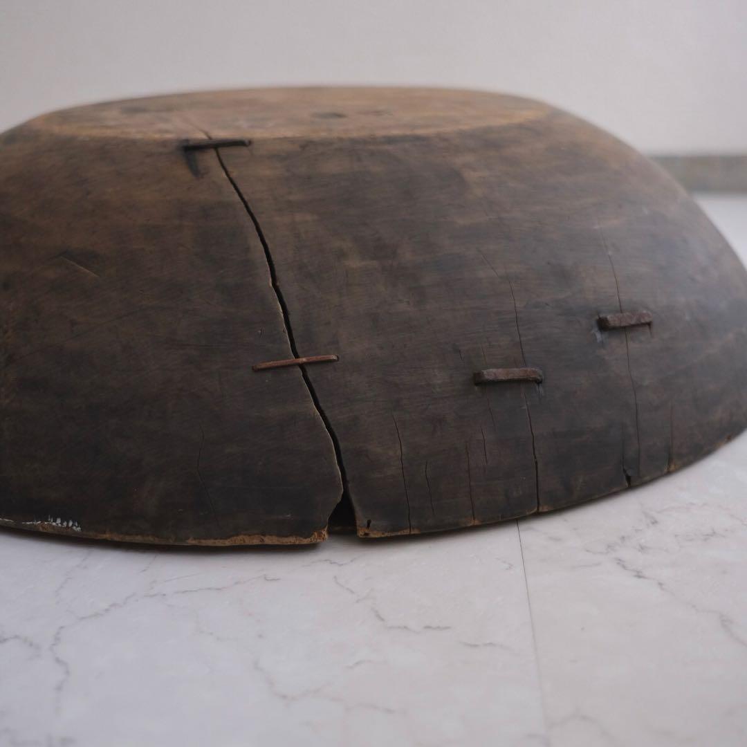 木鉢 木皿 こね鉢 古道具 古物 骨董 アンティーク オブジェ ジブリ