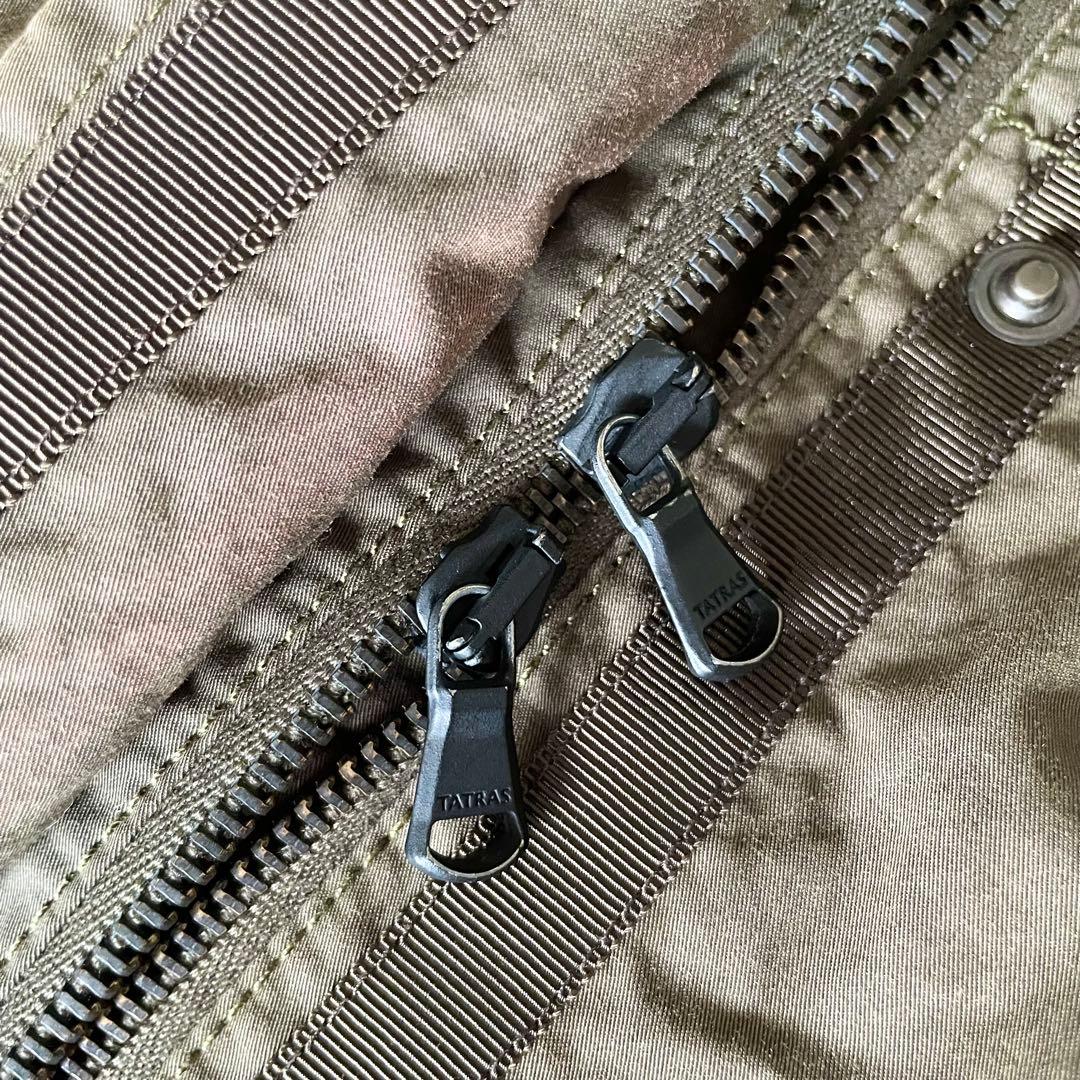 TATRAS タトラス フード付きモッズコート カーキ 03