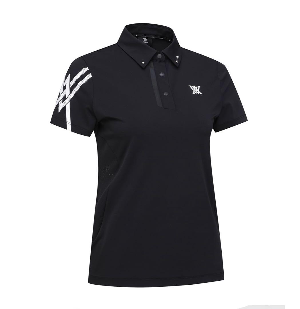 完売品 ⭐️新品タグ付き ⭐️Sサイズ ANEW レディースポロシャツ　ブラック