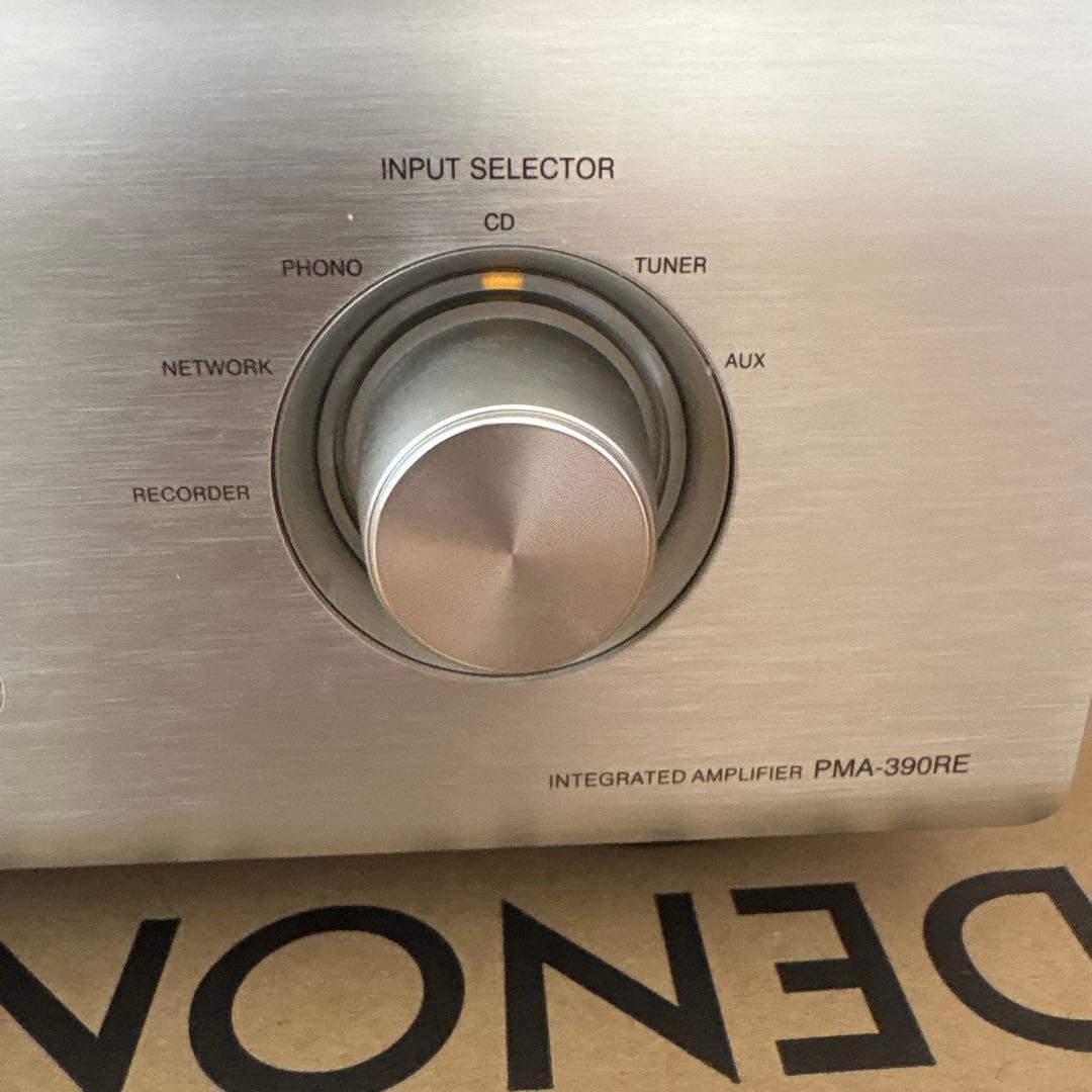 動作確認済　DENON PMA-390REプリメインアンプ　元箱有り