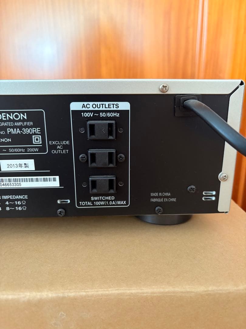 動作確認済　DENON PMA-390REプリメインアンプ　元箱有り