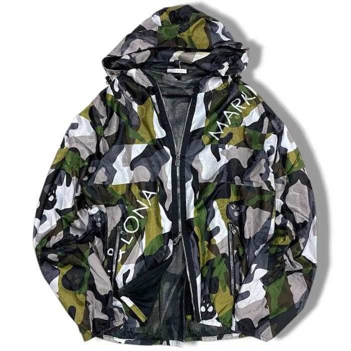 【美品】MARK & LONA ゴルフ ダブルジップ ブルゾン ジャケット 50