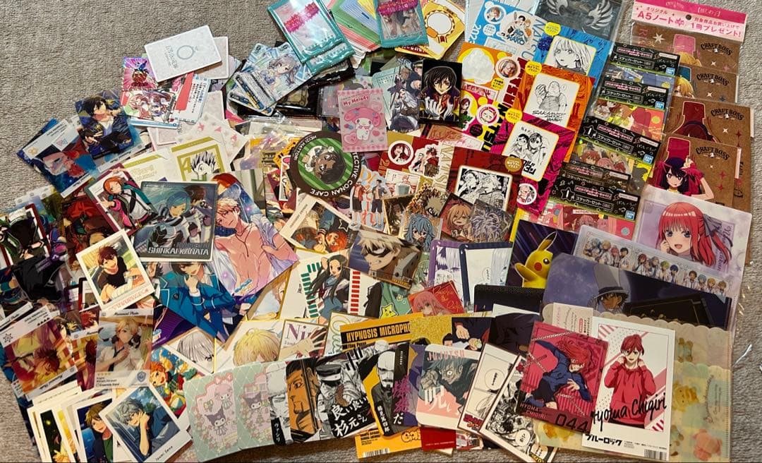 アニメ グッズ カード シール まとめ売り バラ売り不可