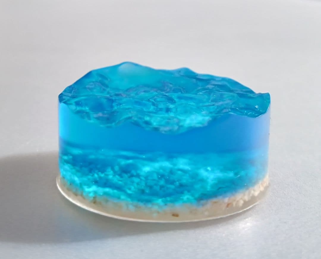 【 かめここ 】エポキシレジン オーシャンアート レジンアート