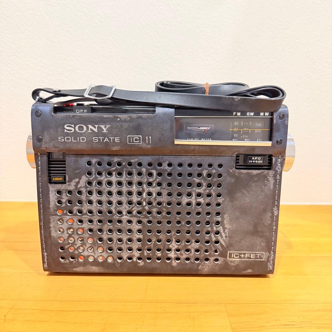 【希少未使用】SONY ICF-110Bラジオ FM/SW/MW ソニー