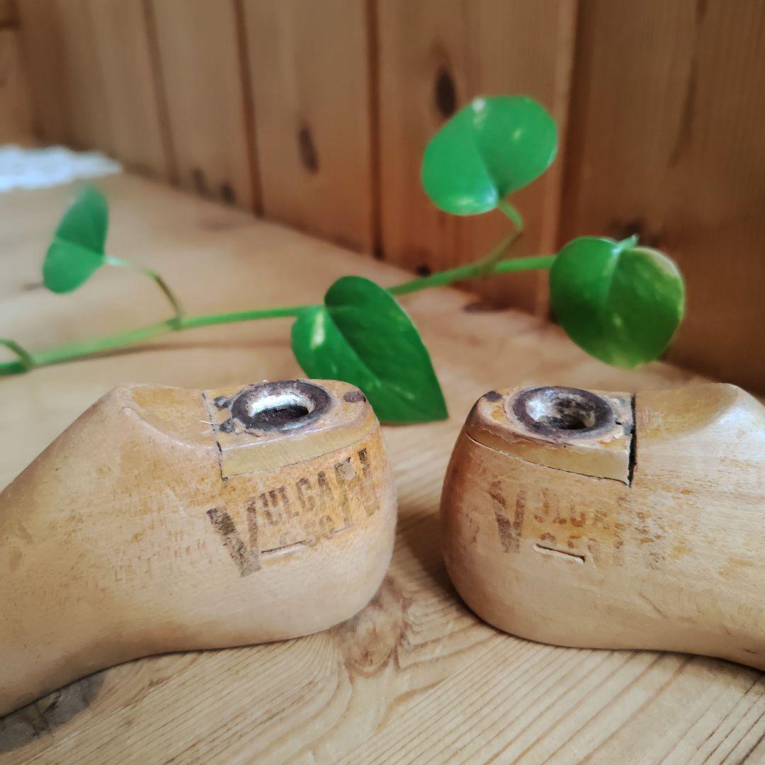 アンティーク　シューモールド　木の靴型