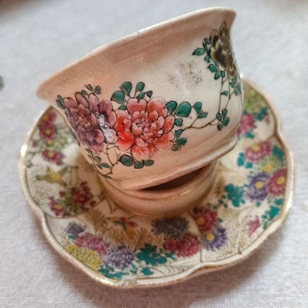 京都 粟田 錦光山 茶器セット 箱付き