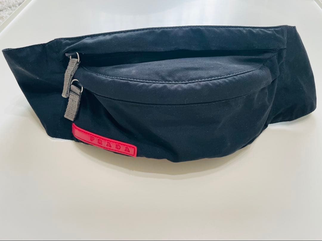 PRADA プラダ　スポーツ ボディバッグ ウエストポーチ　ブラック