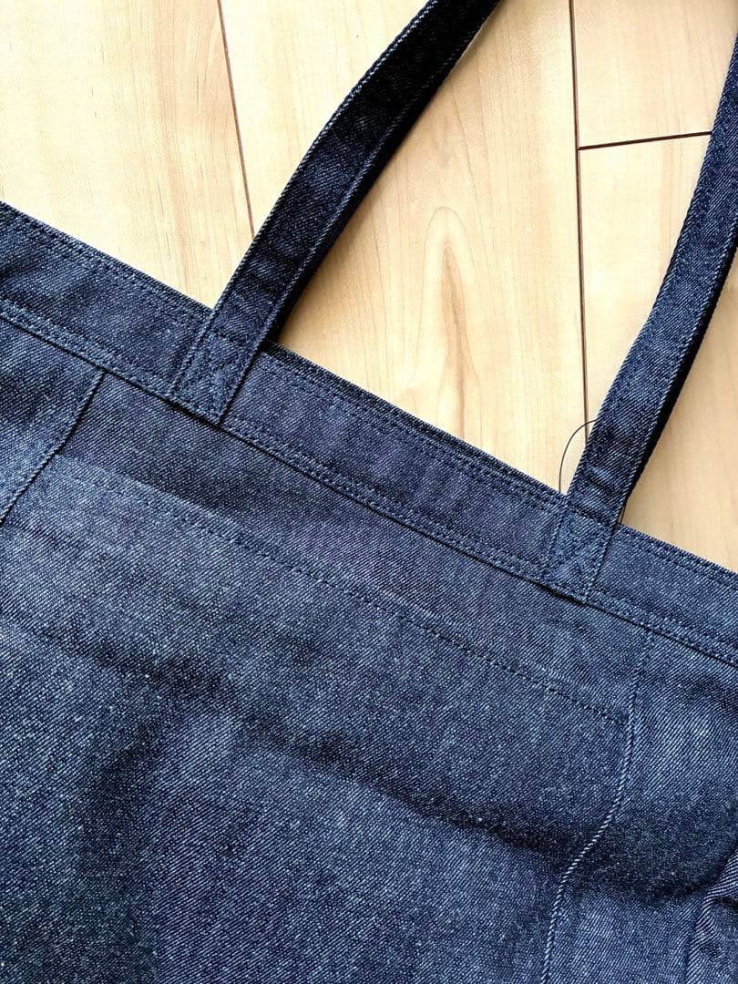 新品☆Lexus トートバッグ デニムブルー&ブラック☆牛革☆レクサスオーナー