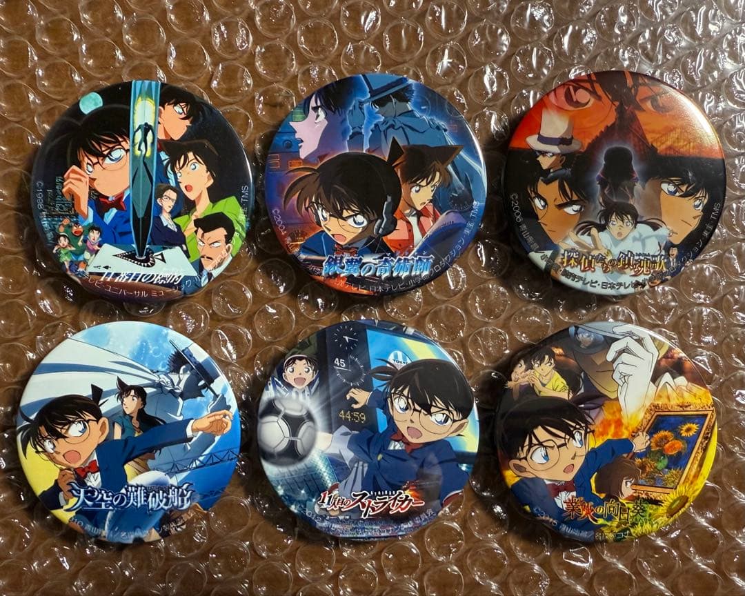 名探偵コナン　劇場版　缶バッジ