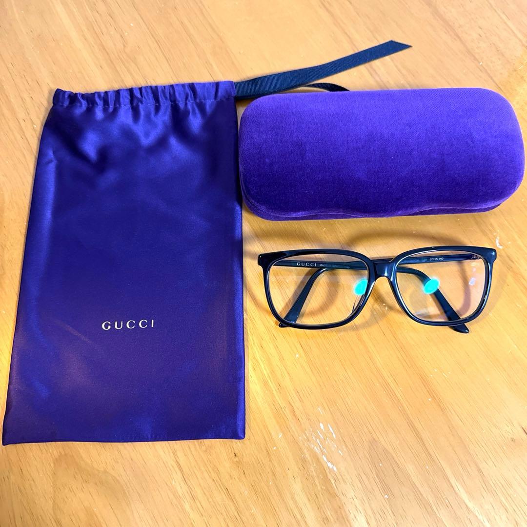 【イタリア製】GUCCI グッチ 伊達メガネ