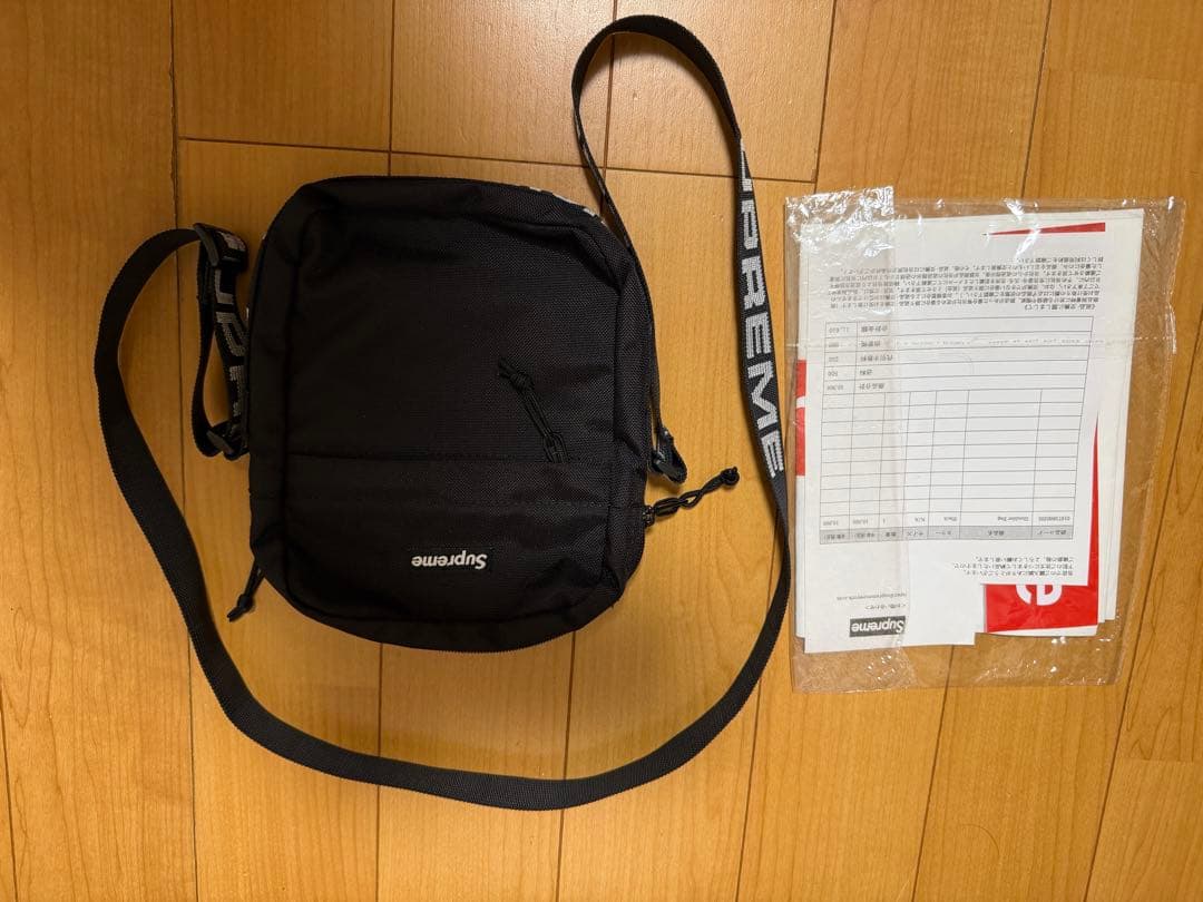 18SS Supreme シュプリーム ショルダーバッグ　ブラック