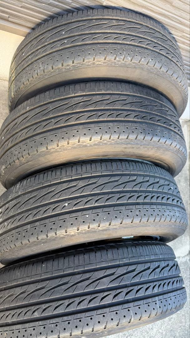 トヨタ エスティマ 50系 純正17インチ 夏タイヤブリヂストン レグノ