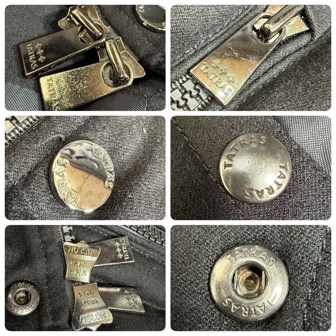 TATRAS CRISANTEMO ライダースジャケット ダウンジャケット 黒L