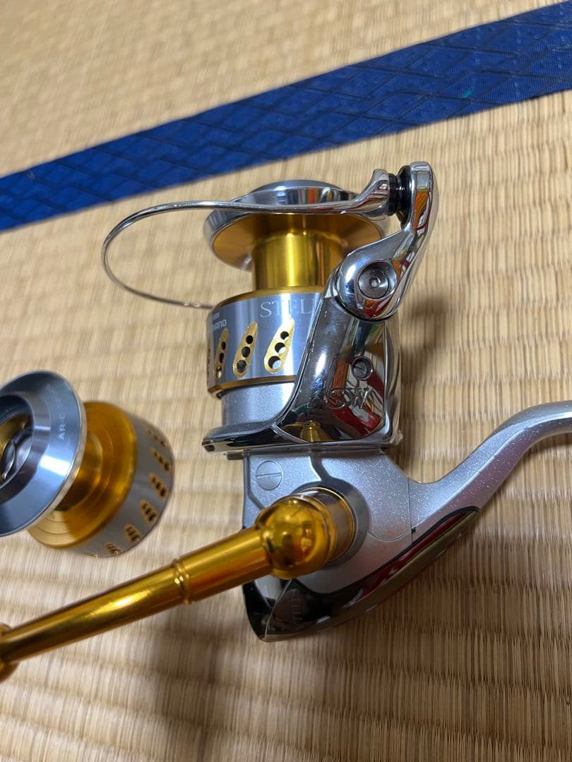 08ステラSW 10000XG夢屋ハンドル +替えスプール