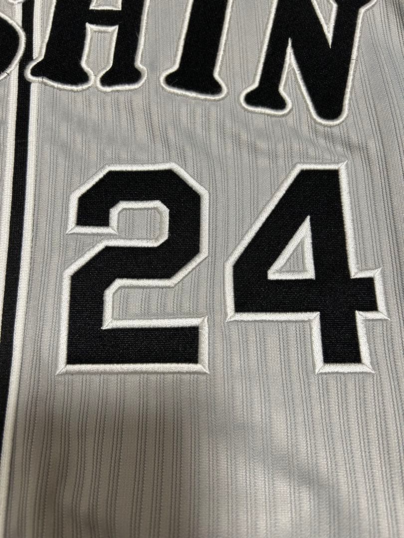 横田慎太郎ユニホーム/ビジター/希少(Lサイズ) 栄光のバックホーム